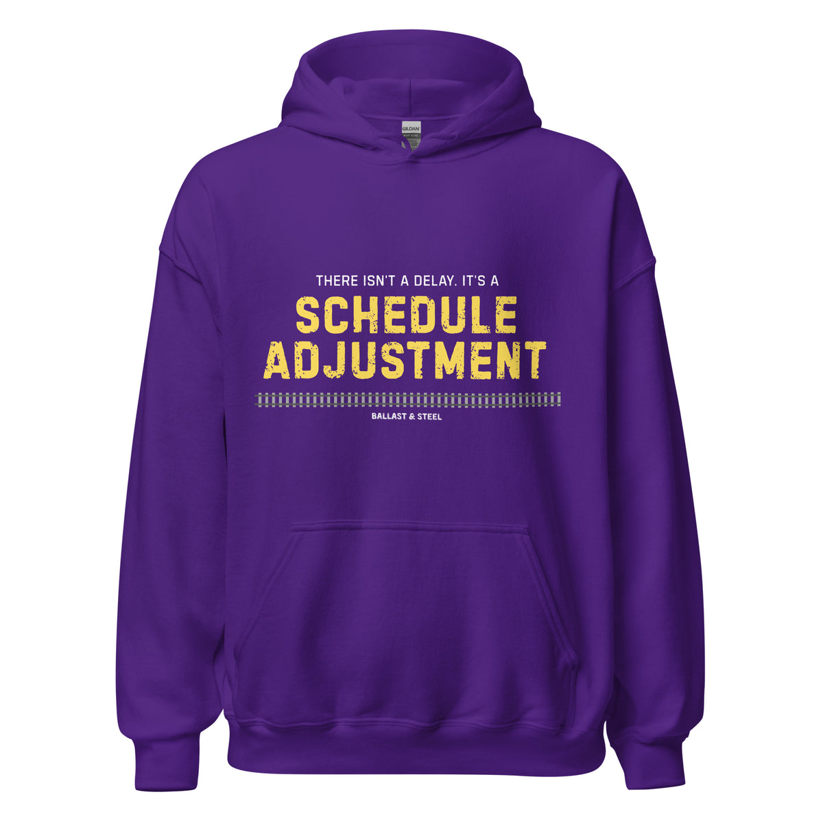 Schedule Adjustment hoodie in Purple, front